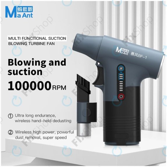 MaAnt BF-1 - Multifunctional Suction & Blowing Turbine Fan