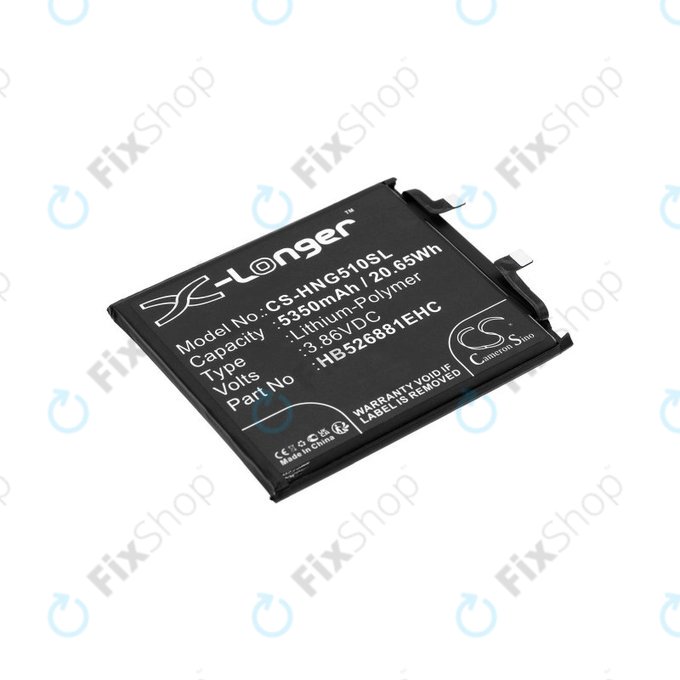 Battery for Honor Magic 5 Pro, 5350mAh, Li-Pol, 3.86V, HB526881EHC, HQ