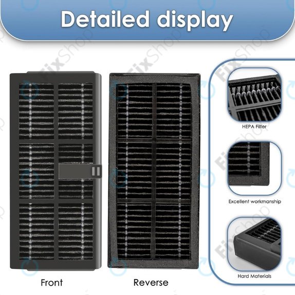 HEPA Filter, 2pcs for Xiaomi Dreame X40 Ultra, L40 Ultra, X30 Ultra, L10s Ultra Gen2, L10s Pro Ultra, Mova E30 Ultra