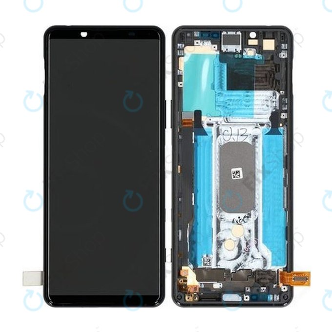 Sony Xperia 5 II - LCD Display + Touch Screen + Frame (Black) - A5024932A Genuine Service Pack