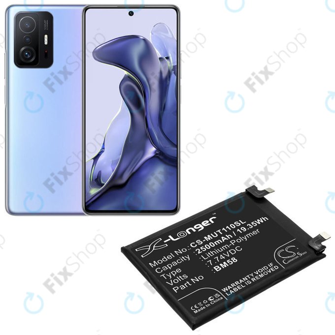 Xiaomi 11T Pro - Battery BM58 2500mAh HQ