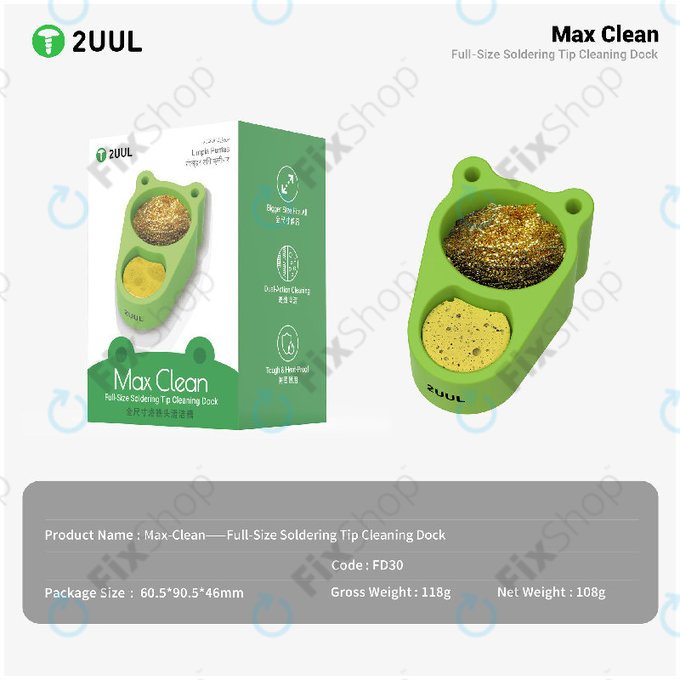 Soldering Tip Cleaning Dock, Max Clean, 2UUL FD30