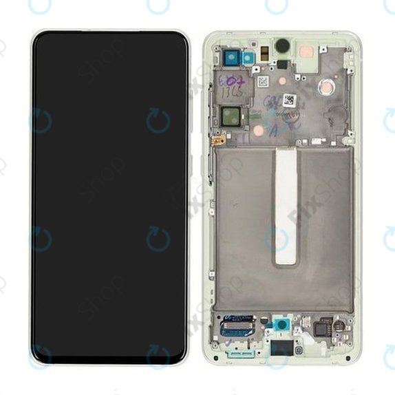 Samsung Galaxy S21 FE G990B - LCD Display + Touch Screen + Frame (Green) - GH82-26414C, GH82-26420C, GH82-26590C Genuine Service Pack