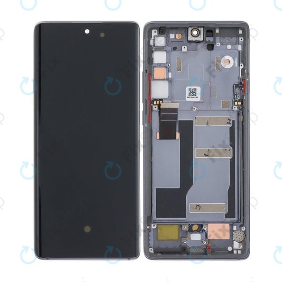 TCL 20 Pro 5G - LCD Display + Touch Screen + Frame (Black) OLED