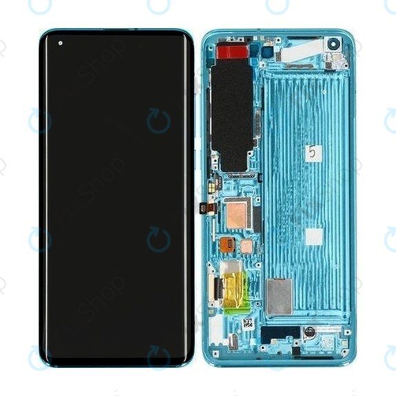 Xiaomi Mi 10 M2001J2G - LCD Display + Touch Screen + Frame (Coral Green) - 56000600J200 Genuine Service Pack