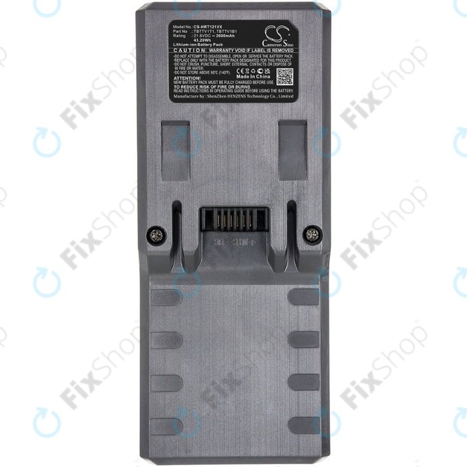 Beko VRT 8282 BV, ZB1852, Hoover FD-series - Battery TBTTV1T1, TBTTV1B1 Li-Ion 21.6V 2000mAh HQ
