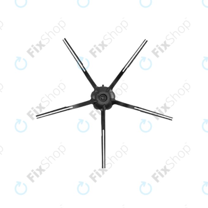 Replacement set for Xiaomi Roborock S7, S7 MaxV Ultra (2x Main brush, 4x Filter, 4x Side brush - Black)