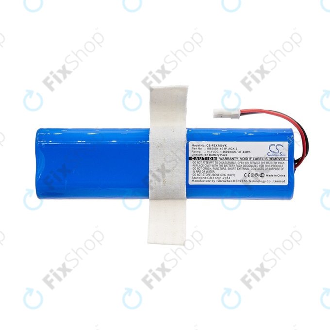 Zaco V3, V40, V5s Pro, V5x, Silvercrest SSWR A1, SSWR B1, SSR 3000 A1 - Battery 18650B4-4S1P-AGX-2 Li-Ion 14.4V 2600mAh HQ
