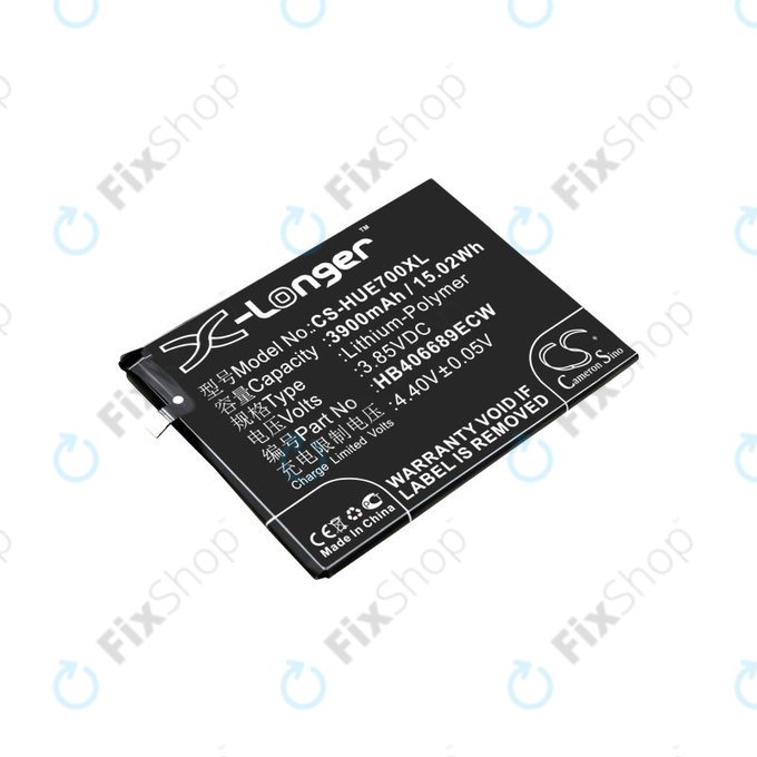 Battery for Huawei Y7, 3900mAh, Li-Pol, 3.85V, HB406689ECW, HQ