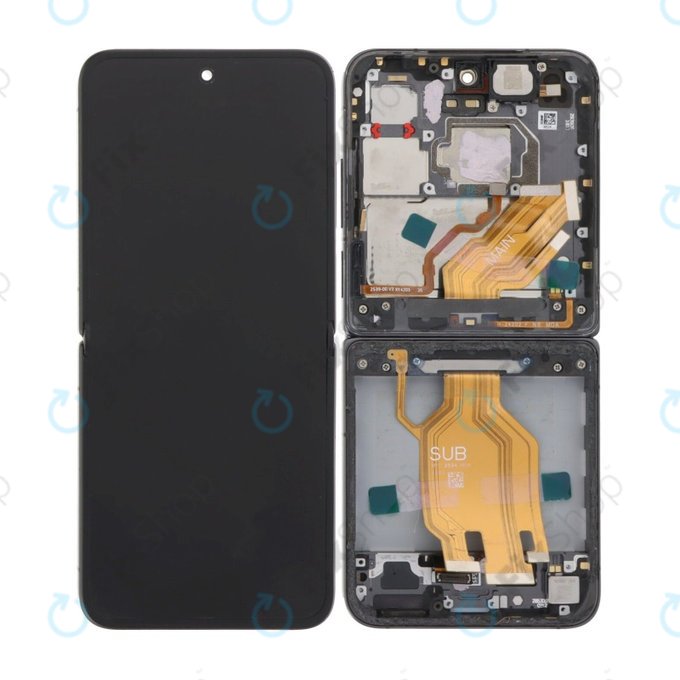 Xiaomi Mix Flip 2405CPX3DC - LCD Display + Touch Screen + Frame (Black) OLED
