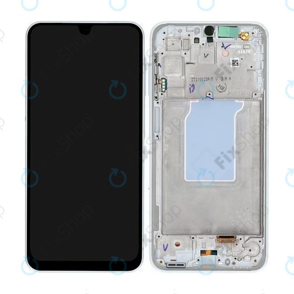 Samsung Galaxy A26 A266E - LCD Display + Touch Screen + Frame (White) - GH82-37049B Genuine Service Pack