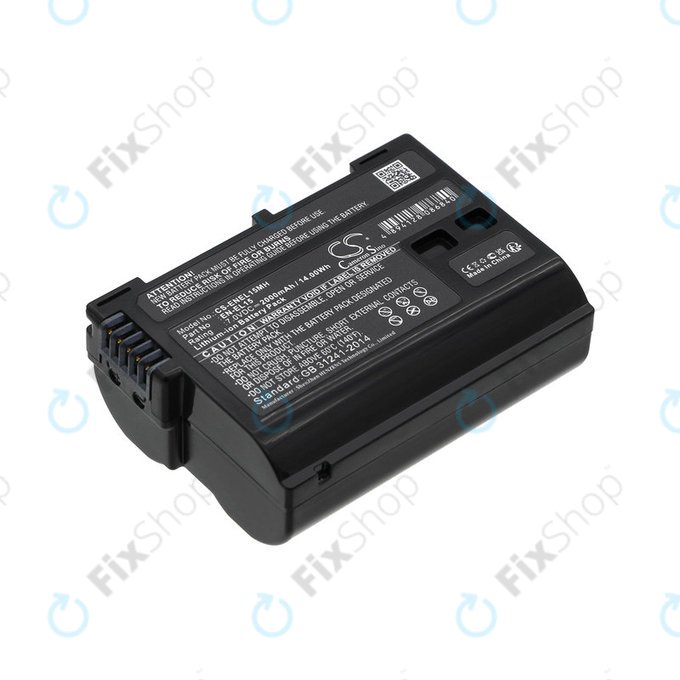 Battery for Nikon D7000, D500, D600, D7200, D7500, Z5, Z6, EN-EL15, Li-ion, 7V, 2000mAh, HQ