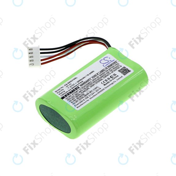 Battery for Sony SRS X3, XB2, XB20, 2600mAh, Li-Ion, 7.4V, ST-01, HQ