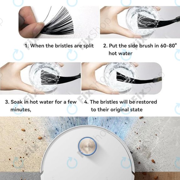 Side Brush, 2pcs for Xiaomi Dreame X50 Ultra, X40 Ultra, L40 Ultra, L40s Pro Ultra, Mova V50 Ultra, P60