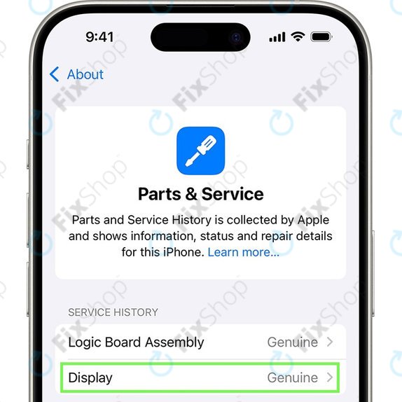 OLED Display assembly for iPhone 17 Air | 661-55240 | Genuine Apple