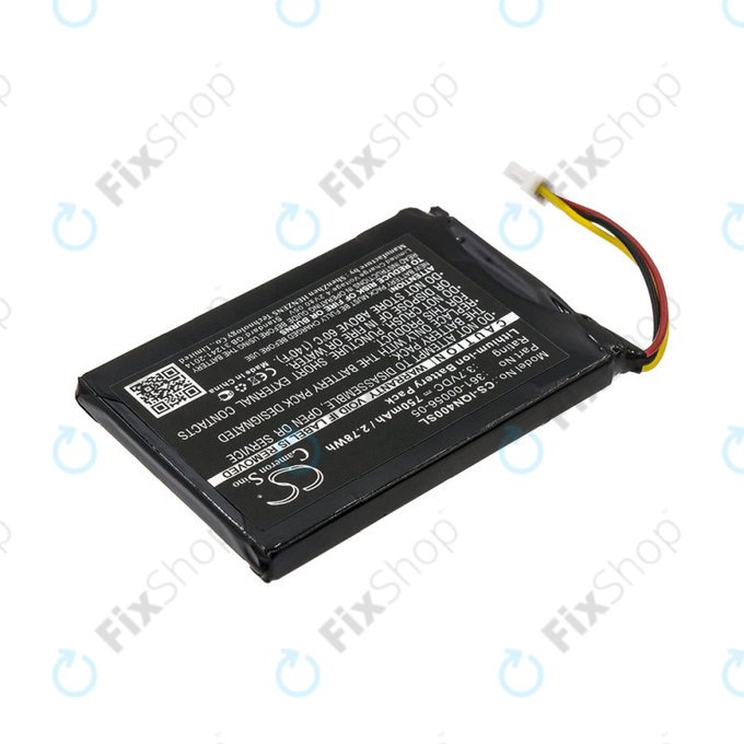 Battery for Garmin Nüvi 40, 750mAh, Li-Ion, 3.7V, 361-00056-05, HQ