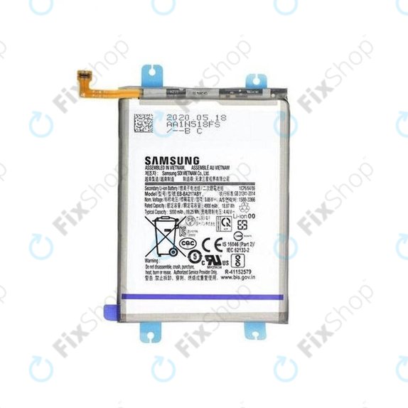 Samsung Galaxy A04s, A12, A13, A13 5G, A21s, M12 - Battery EB-BA217ABY 5000mAh - GH82-22989A, GH82-29803A Genuine Service Pack