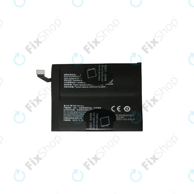 Vivo X80 Pro 5G V2185A V2145 - Battery B-U3 4700mAh