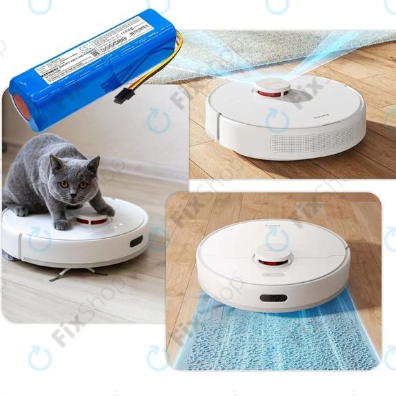 Xiaomi Mi Robot Vacuum Mop-series, Dream-series, Roborock-series - Battery BRR-2P4S-5200 Li-Ion 14.4V 5200mAh HQ