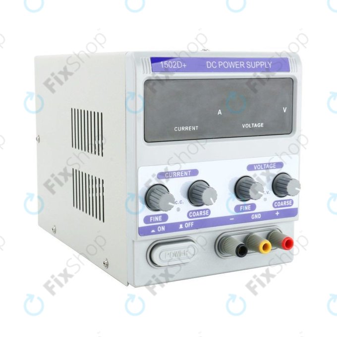 Dingke 1502D+ - Regulated DC Power Supply For Mobile Phone Repair Test (0-15V, 0-2A, 230V EU)