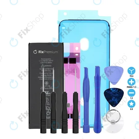 Apple iPhone 8 - Battery 1821mAh FixPremium + Battery Adhesive + LCD Adhesive + Toolkit - Multipack