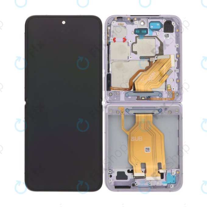 Xiaomi Mix Flip 2405CPX3DC - LCD Display + Touch Screen + Frame (Purple) OLED