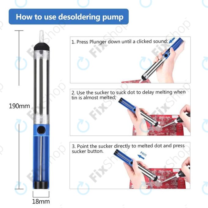 Aluminium Solder Sucker (Desoldering Pump)
