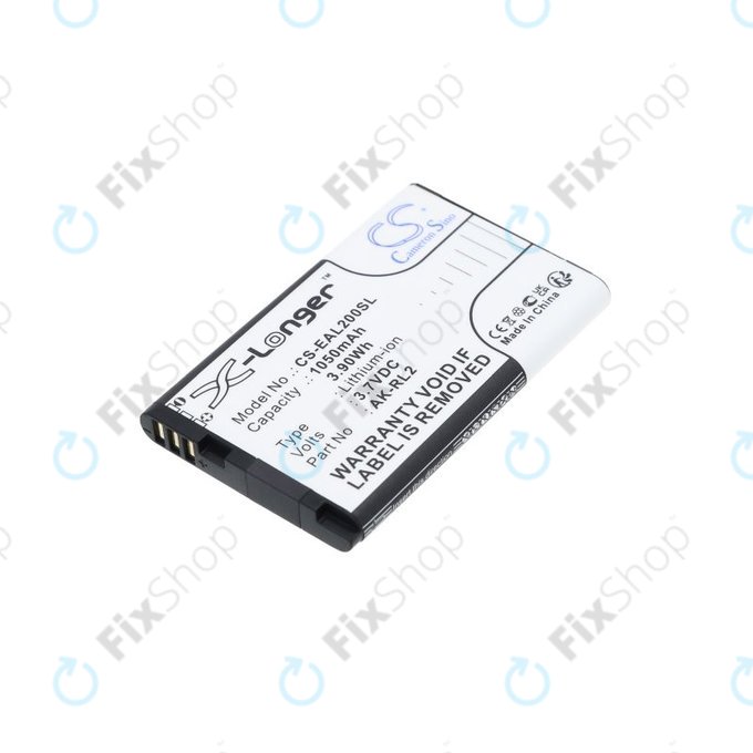Battery for Emporia Essence Plus, Talk comfort, V20, 1050mAh, Li-Ion, 3.7V, AK-RL2, HQ