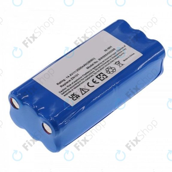 Ecovacs Dibea ZN101, K6, L6, Dirt Devil - Battery 0606004 Ni-MH 14.4V 2500mAh