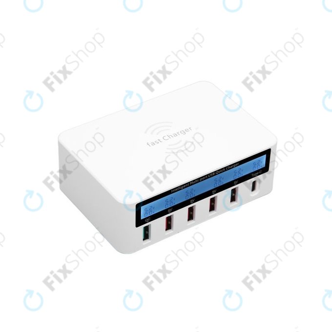 WLX-818F USB Service Charging Station with USB 3.0 and USB-C