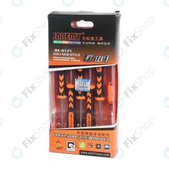 Jakemy JM-8121 - Screwdriver Set for Apple & Samsung Devices 5in1