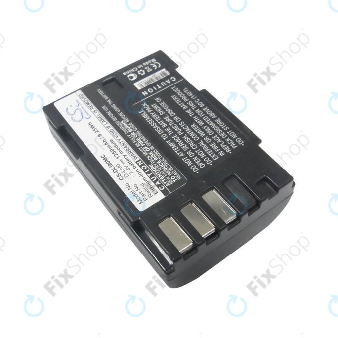 Battery for Pentax 645d, K-5, 1250mAh, Li-Ion, 7.4V, D-LI90, HQ