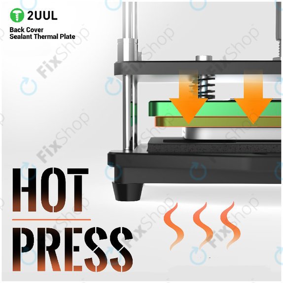 Thermal Press Plate, Back Cover, 2UUL DA68, 2pcs/Pack