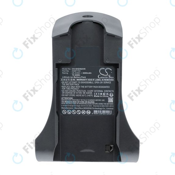 Battery for Shark IZ, 3000mAh, Li-Ion, 25.2V, XSBT700, HQ