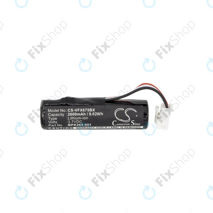 Battery for Verifone Vx675, Vx690, C680, 2600mAh, Li-Ion, 3.7V, BPK260-001, HQ