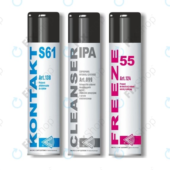 Micro Chip Elektronic - Spray Set - 3x600ml