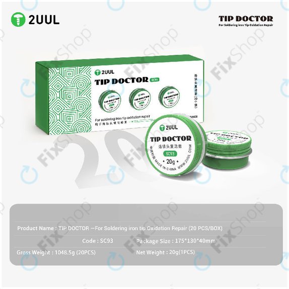 Soldering Iron Tip Cleaner Paste, 2UUL SC93, 20g