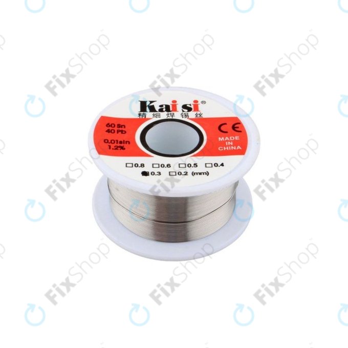 Kaisi - Solder Wire for Precise Welding Works Sn/Pb - 0.3mm (50g)