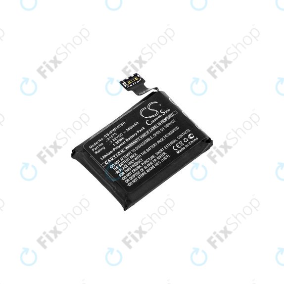 Battery for Apple Watch 3 42 mm, 340mAh, GPS Version, Li-Pol, 3.82 V, A1875, HQ