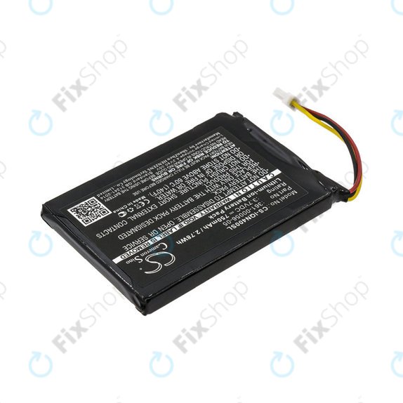 Battery for Garmin Nüvi 40, 750mAh, Li-Ion, 3.7V, 361-00056-05, HQ
