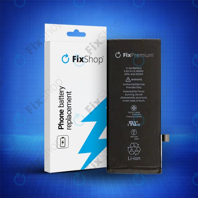 Battery for iPhone 8, 1821mAh, FixPremium