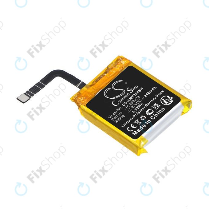 Battery for Amazfit GTS3, 240mAh, Li-Pol, 3.87V, PL462023, HQ