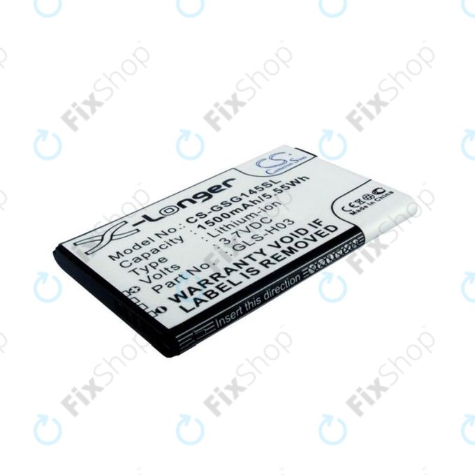 Battery for Gigabyte GSmart G1345, 1500mAh, Li-Ion, 3.7V, GLS-H03, HQ
