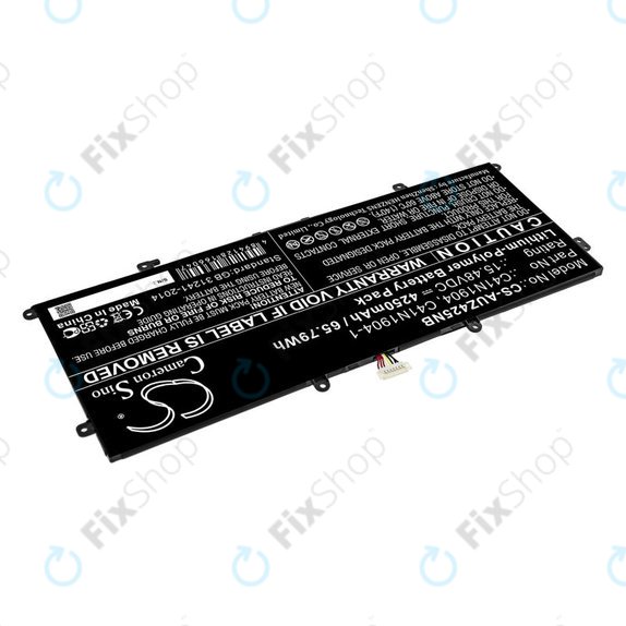 Battery for Asus Zenbook 13, Zenbook 14, 4250mAh, Li-Pol, 15.48V, C41N1904, HQ