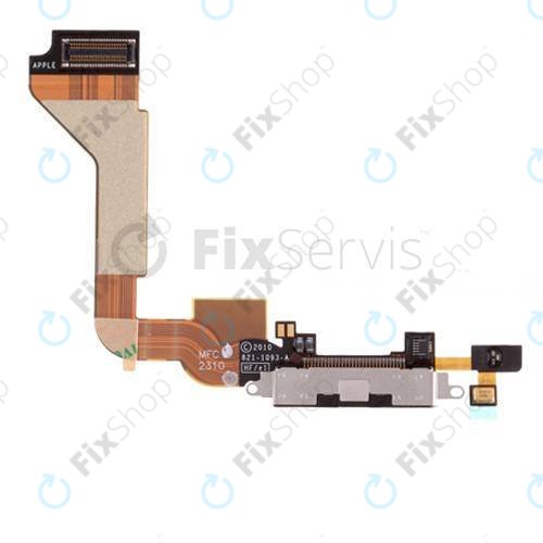 Apple iPhone 4 - Charging Connector + Microphone + Flex Cable (Black)