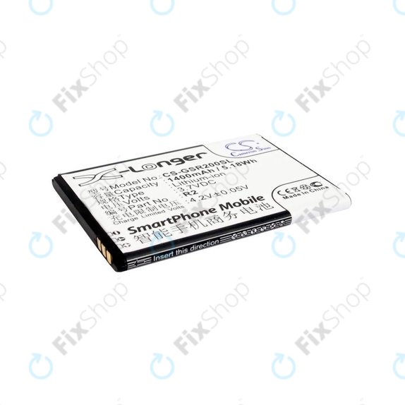 Battery for Gigabyte Gsmart Roma, R2, Li-ion, 3.7V, 1400mAh, HQ
