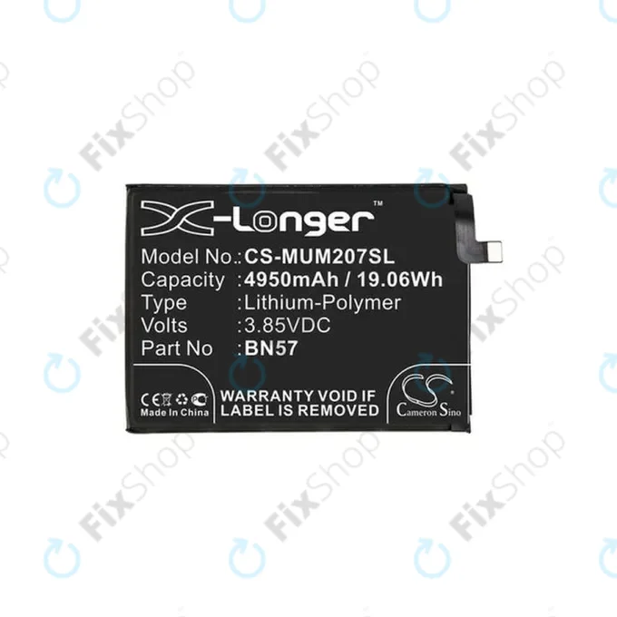 Xiaomi Poco X3 NFC, X3 Pro - Battery BN57 4950mAh HQ