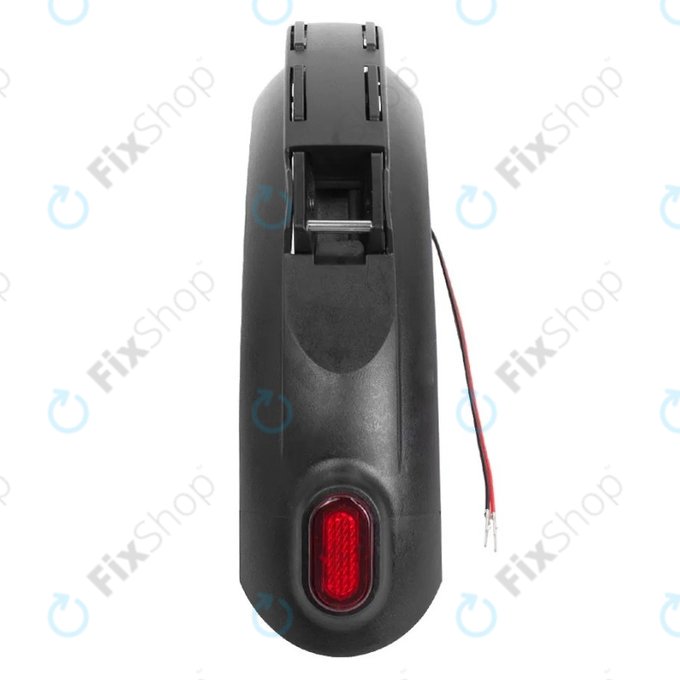 Kugoo S1, S1 Pro, S2, S3 - Rear Fender + Light + Cable (Black)