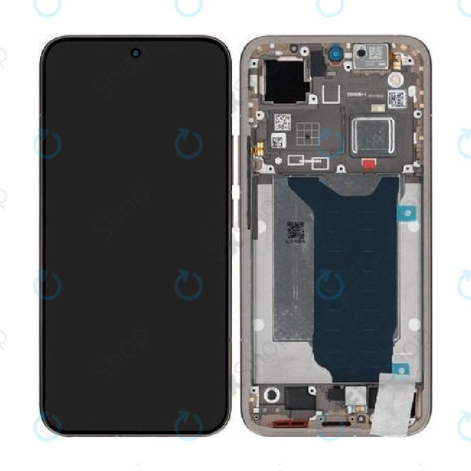 Display for Xiaomi 15T Pro 5G, Mocha Gold, Touch Screen with Frame, 5600060O12U00, Genuine Service Pack