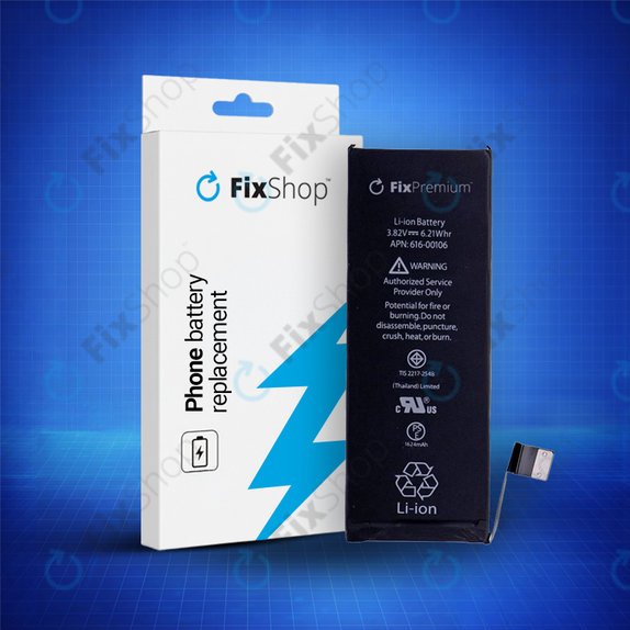 Battery for iPhone SE, 1624mAh, FixPremium